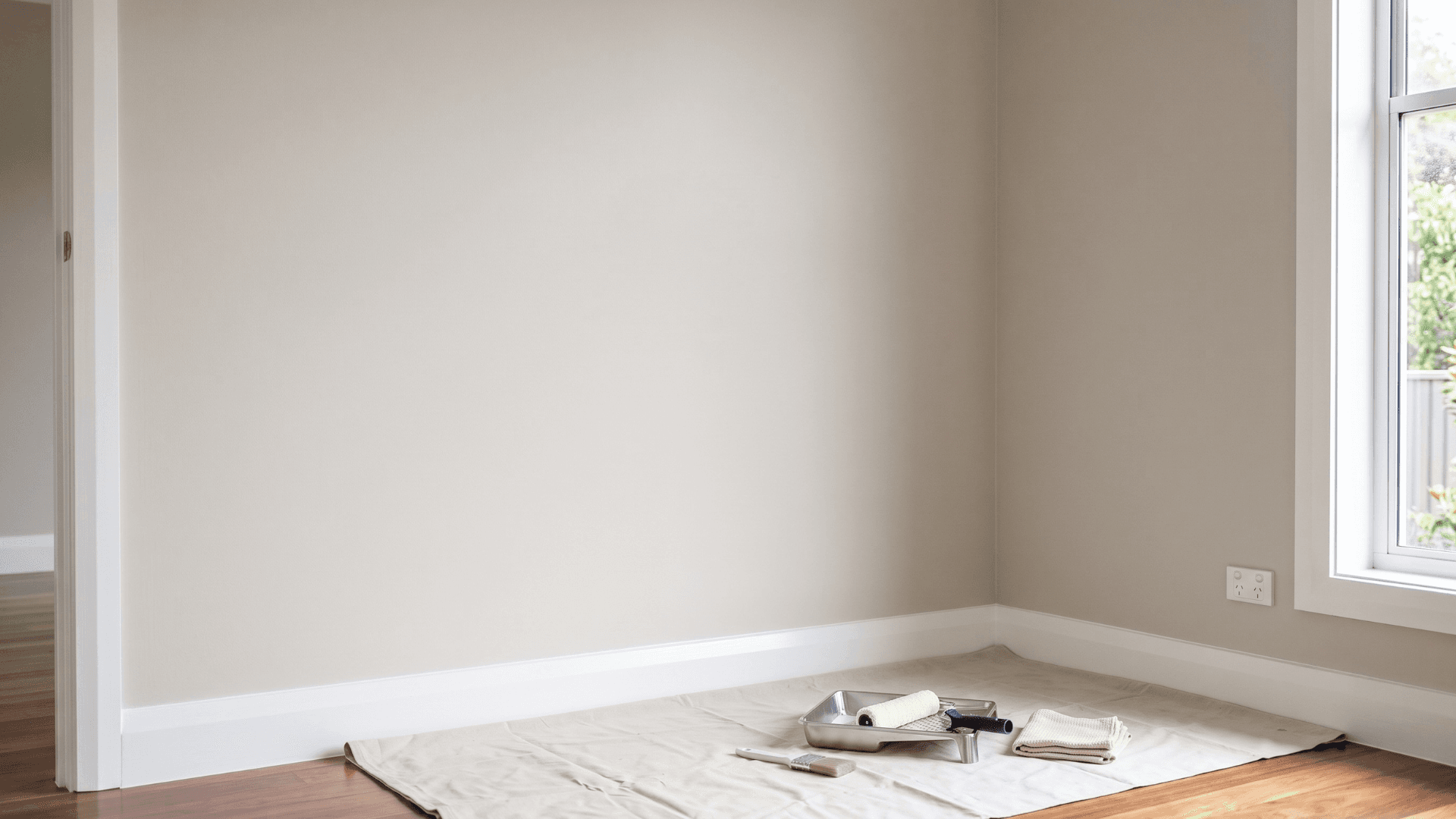 Interior room painting in progress in a Sydney residential property